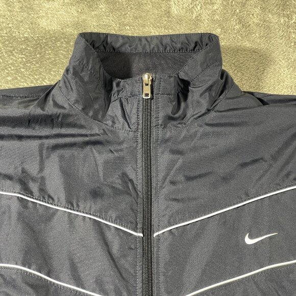 Nike The Athletic Dept. Mens Navy Windbreaker Track Jacket US XXL‎ Gorpcore - Picture 3 of 13